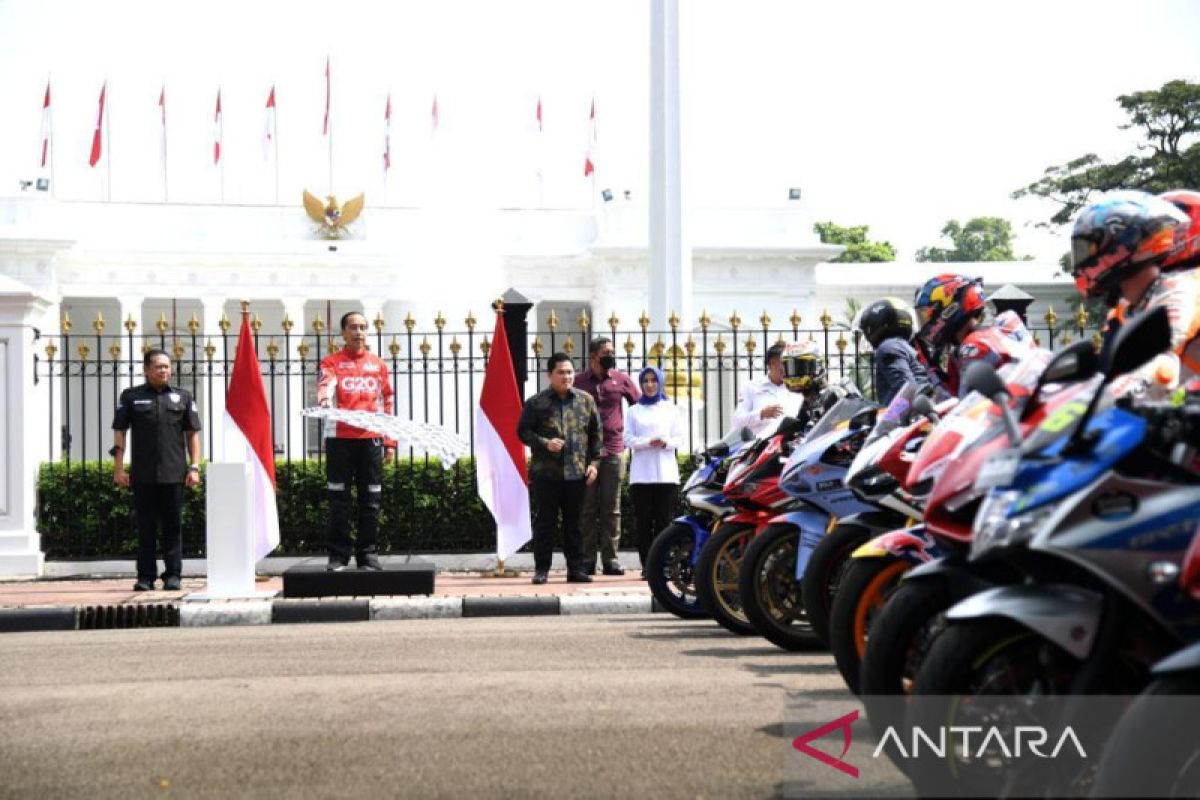 Parade MotoGP rangkaian awal 'Pertamina Grand Prix of Indonesia 2022'