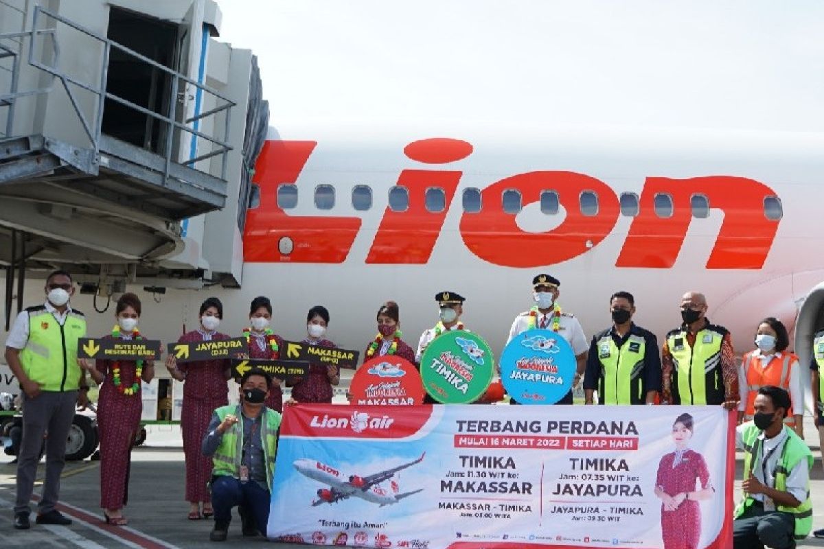 Lion Air buka rute penerbangan Timika-Jayapura, Papua