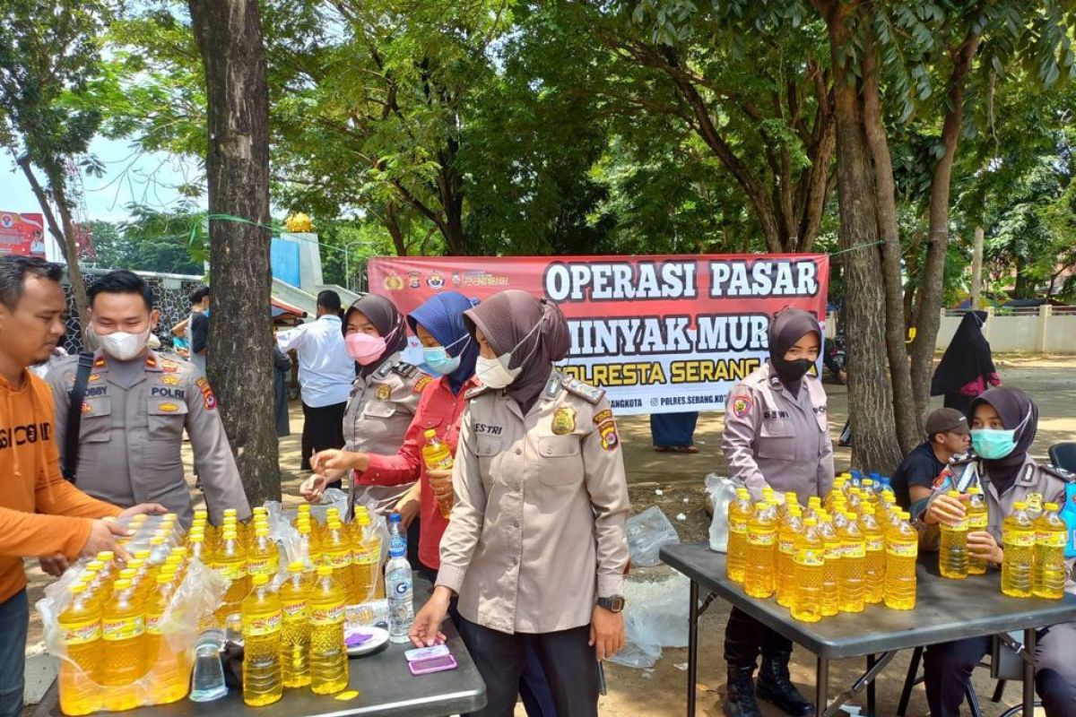 Polda Banten sidak distributor minyak goreng antisipasi penimbunan