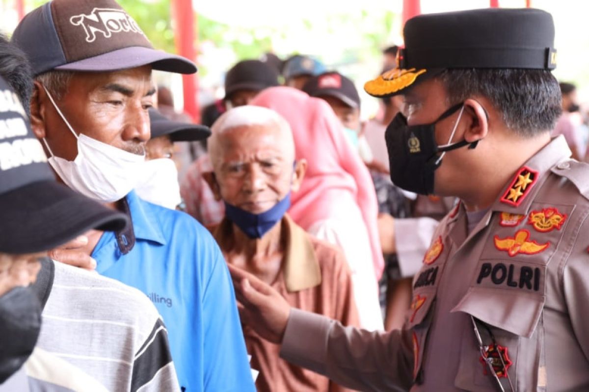 Kapolda Sumut: 1.000 lansia di Tebing Tinggi jalani vaksinasi COVID-19