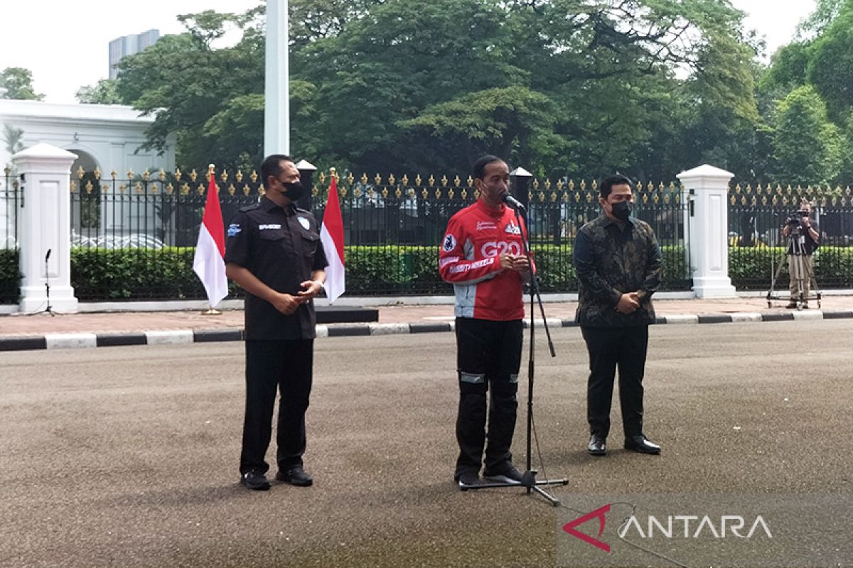 Presiden lepas Parade MotoGP di Jakarta