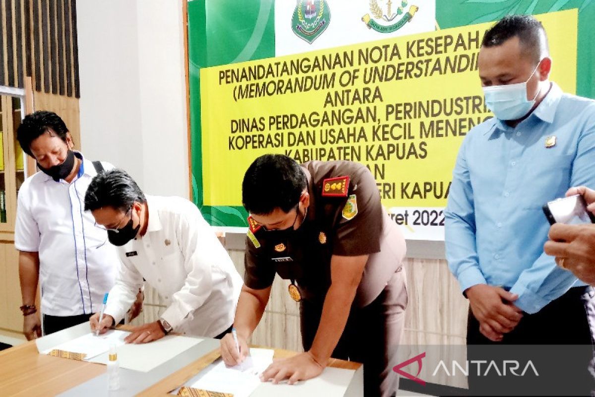 Disdagperinkop UKM-Kejari Kapuas jalin kerja sama