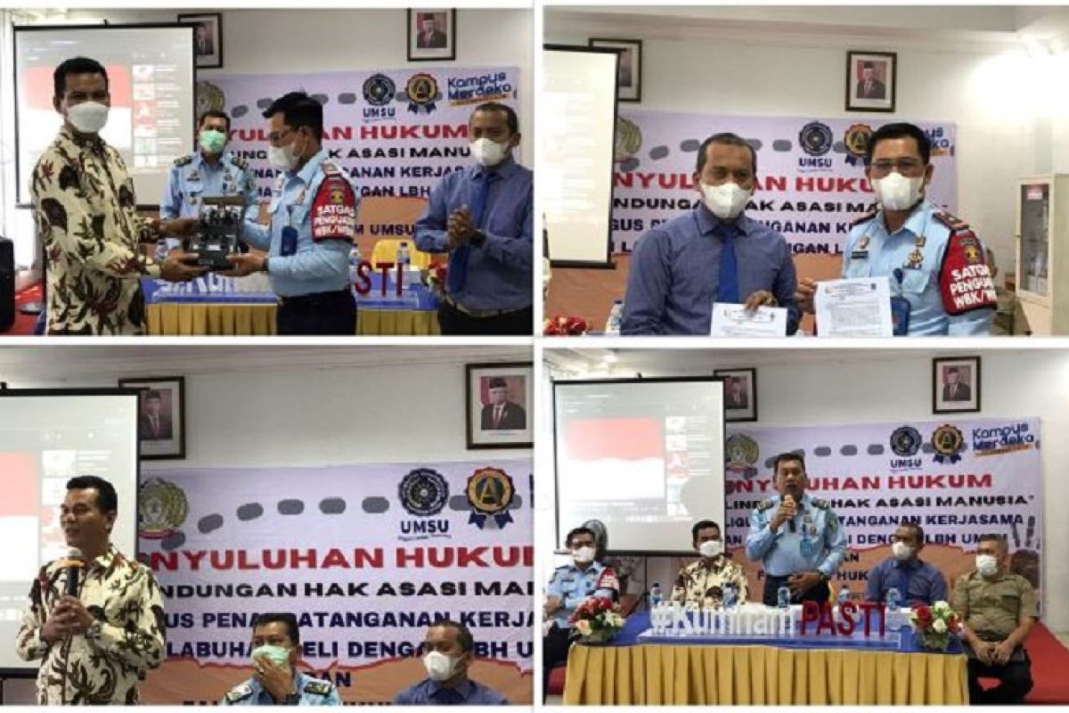 Rutan Labuhan Deli lanjutkan kerjasama dan gelar seminar dengan LBH dan Fakultas Hukum UMSU