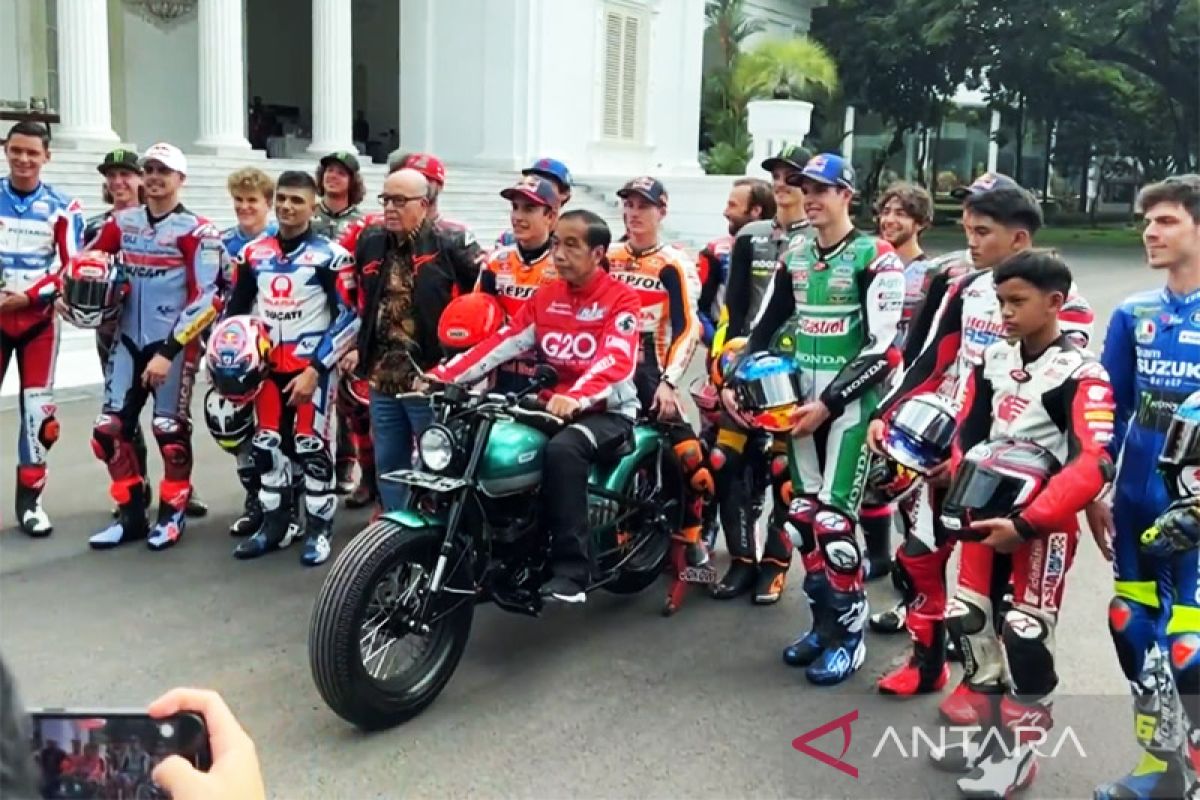 Presiden  Jokowi berharap MotoGP Mandalika picu pembalap Indonesia berprestasi