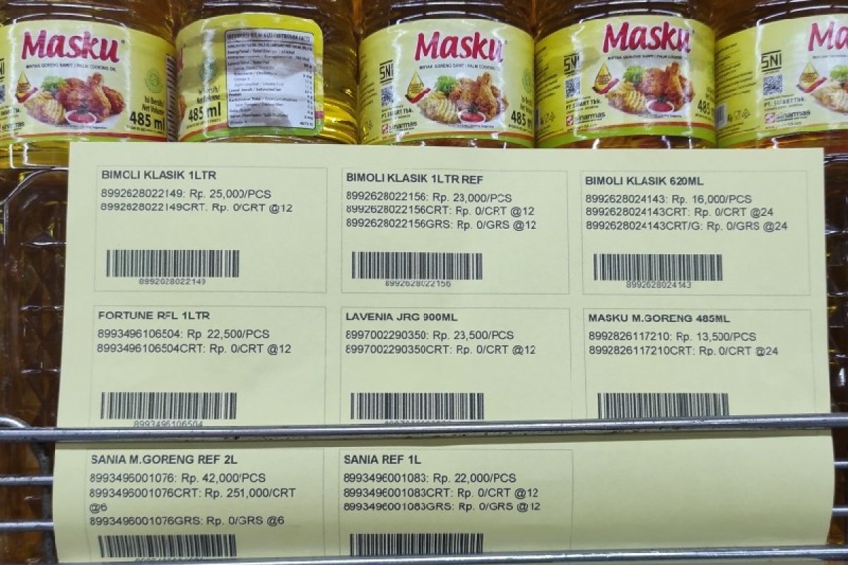 Harga minyak goreng di Jayapura  sudah  normal
