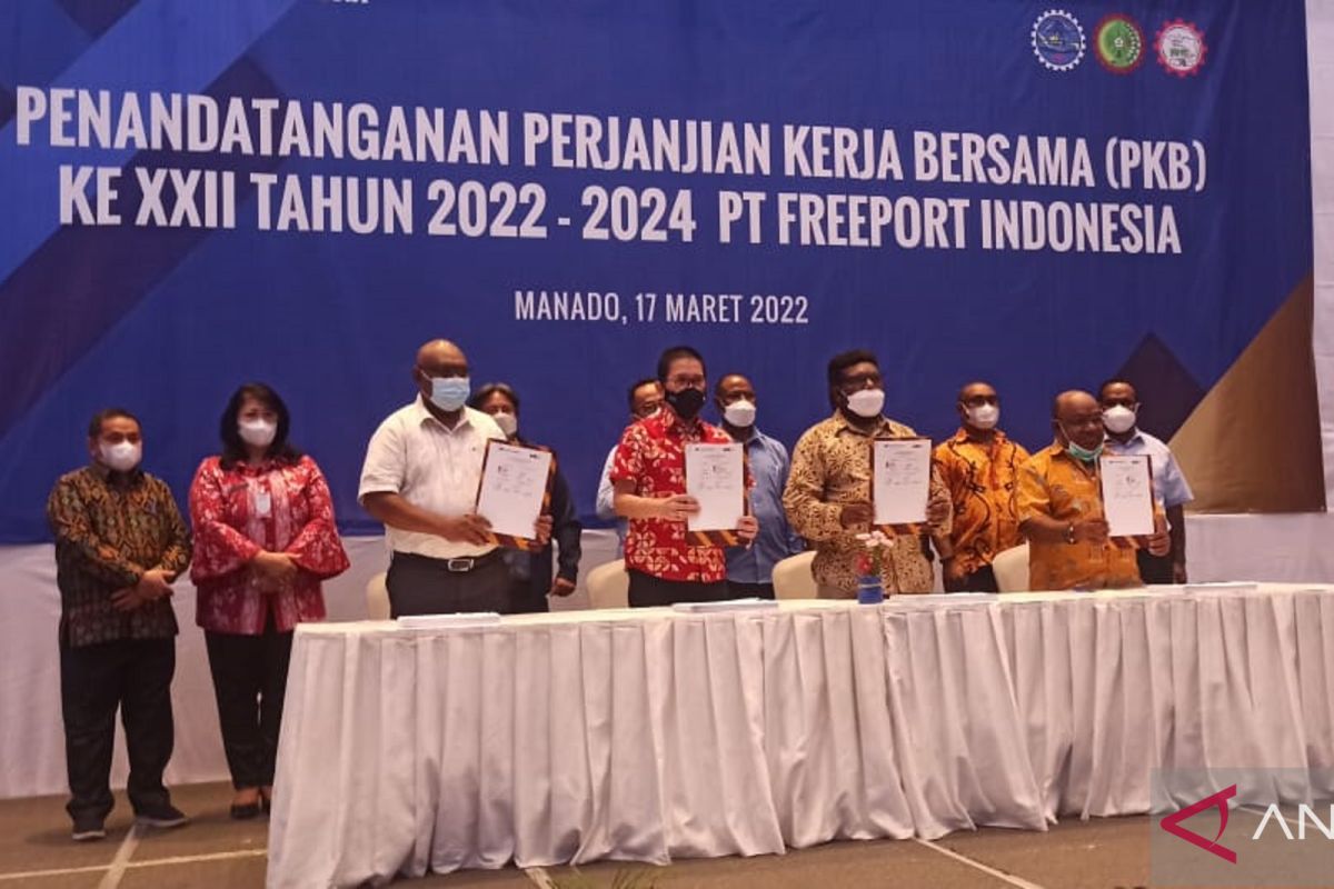 Freeport dan serikat pekerja sepakati peningkatan upah-tunjangan karyawan