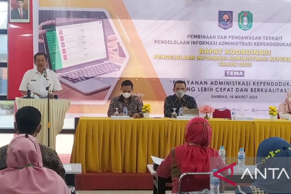 Kemendagri gelar pembinaan administrasi kependudukan di Sambas