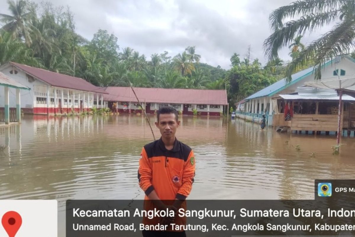 Upadate banjir Tapsel, BPBD: 24 jam kita pantau terus