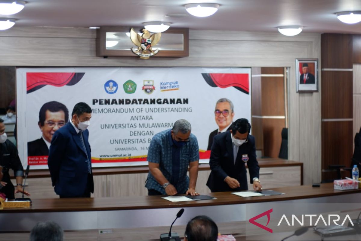 Unibos dan Unmul Kaltim teken MoU tingkatkan program merdeka belajar