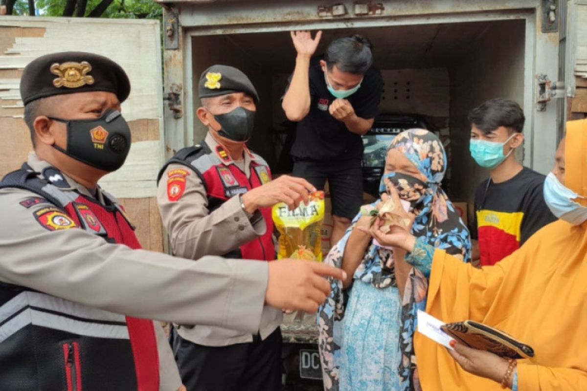 Polres Majene Sulbar awasi distribusi minyak goreng di pasar tradisional
