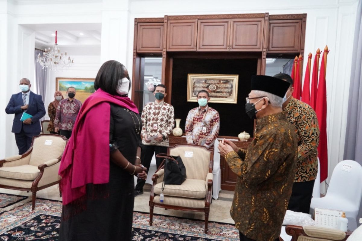 Wapres Ma'ruf terima kunjungan Menteri Luar Negeri Kenya