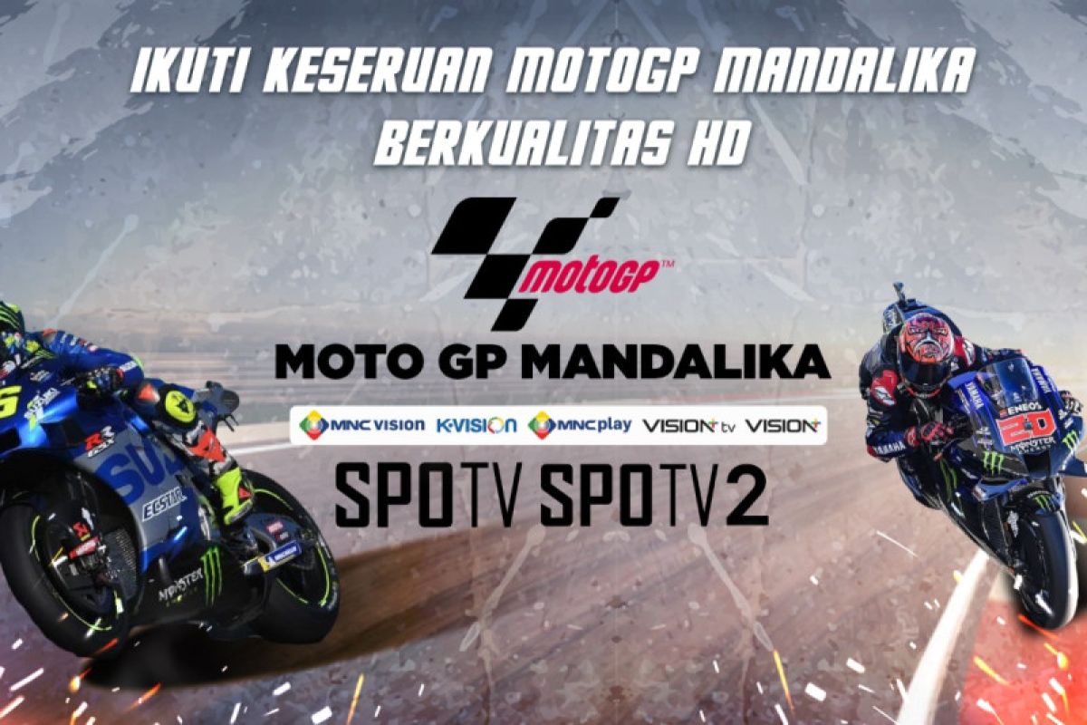 MVN beri dukungan dengan menayangkan MotoGP di Sirkuit Mandalika