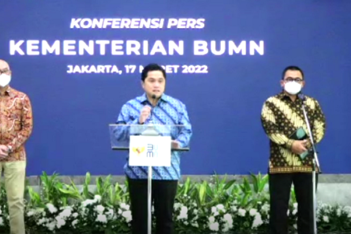 Erick Thohir kaji rencana pembubaran terhadap empat perusahaan BUMN