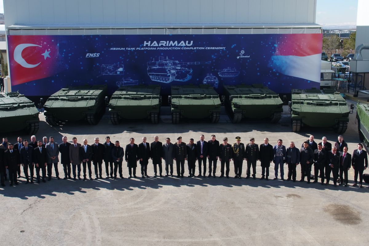 Tank Harimau buatan Indonesia-Turki selesai diproduksi perdana