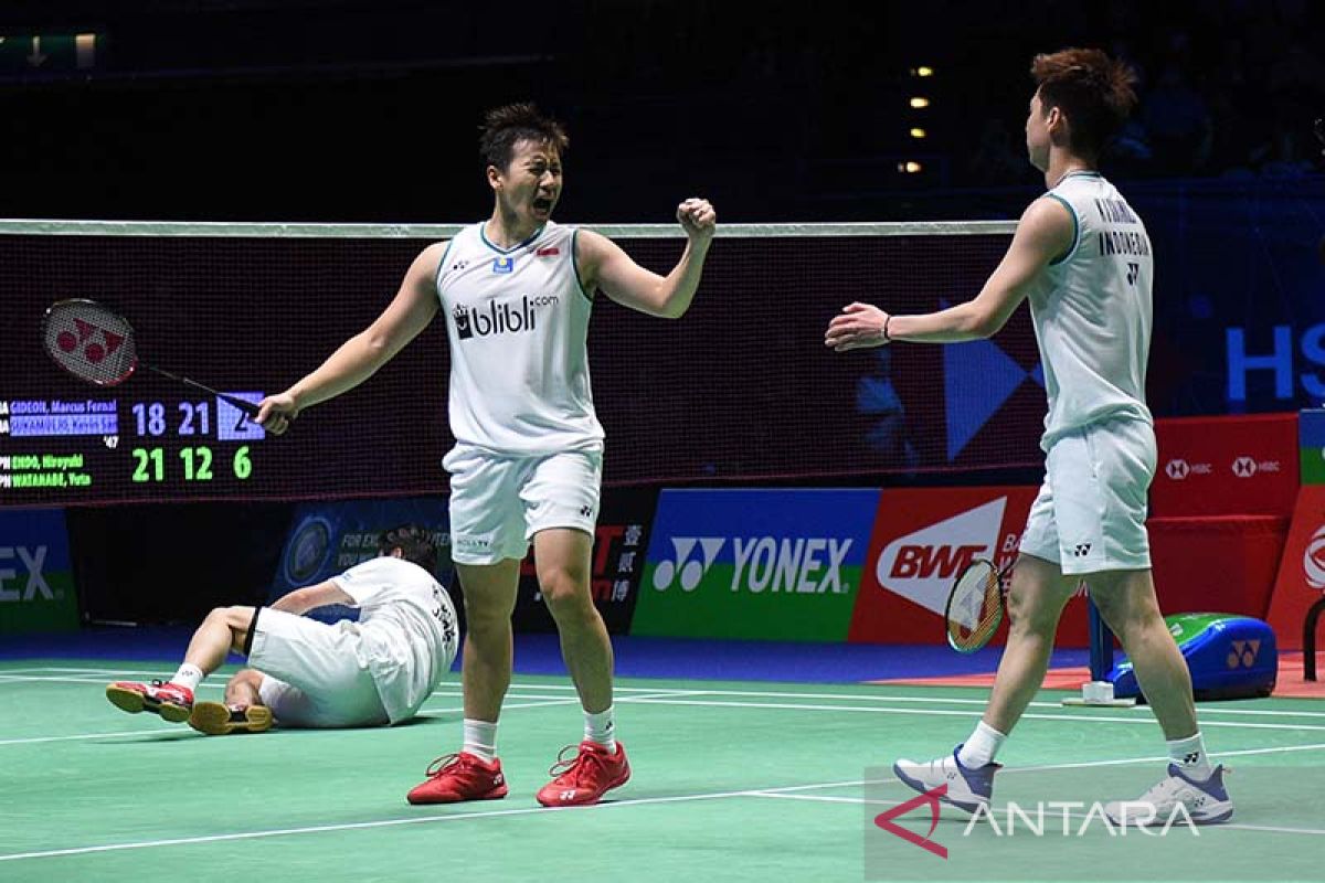 Empat ganda putra wakili Indonesia di perempat final All England