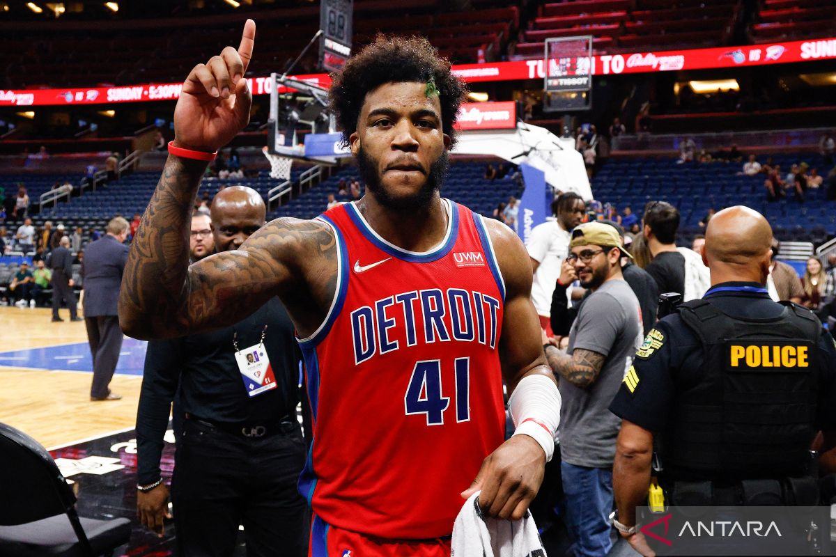 Lemparan akurat Saddiq Bey  bantu Pistons kalahkan Pacers