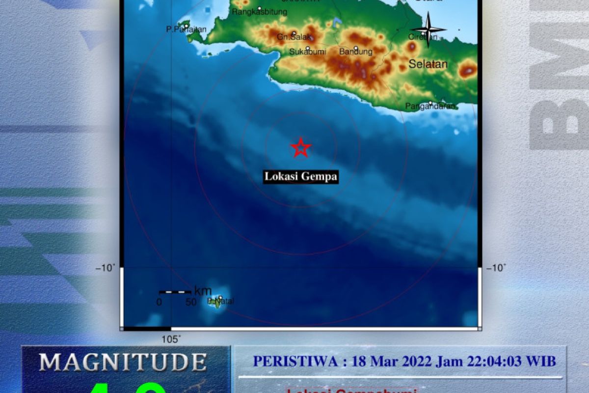 Guncangan gempa  kembali kejutkan warga Sukabumi