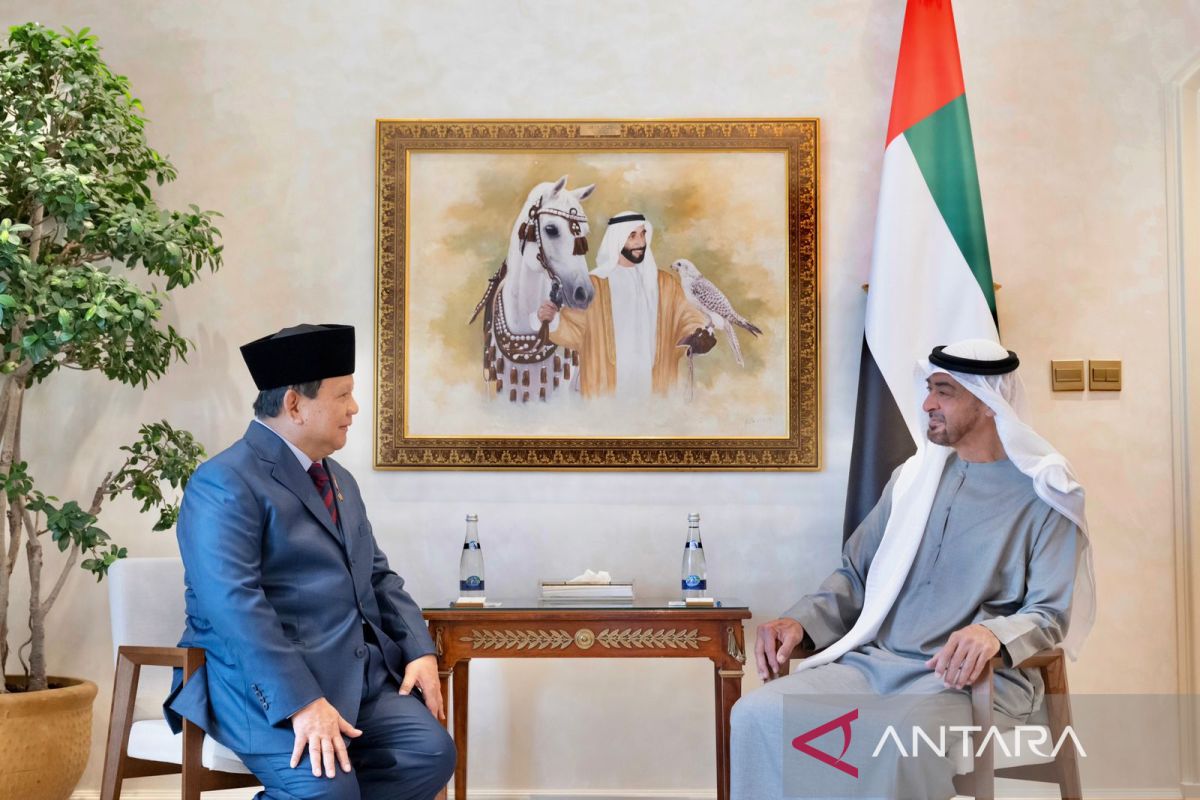 Prabowo dan Putra Mahkota Abu Dhabi bertemu bahas kerja sama pertahanan