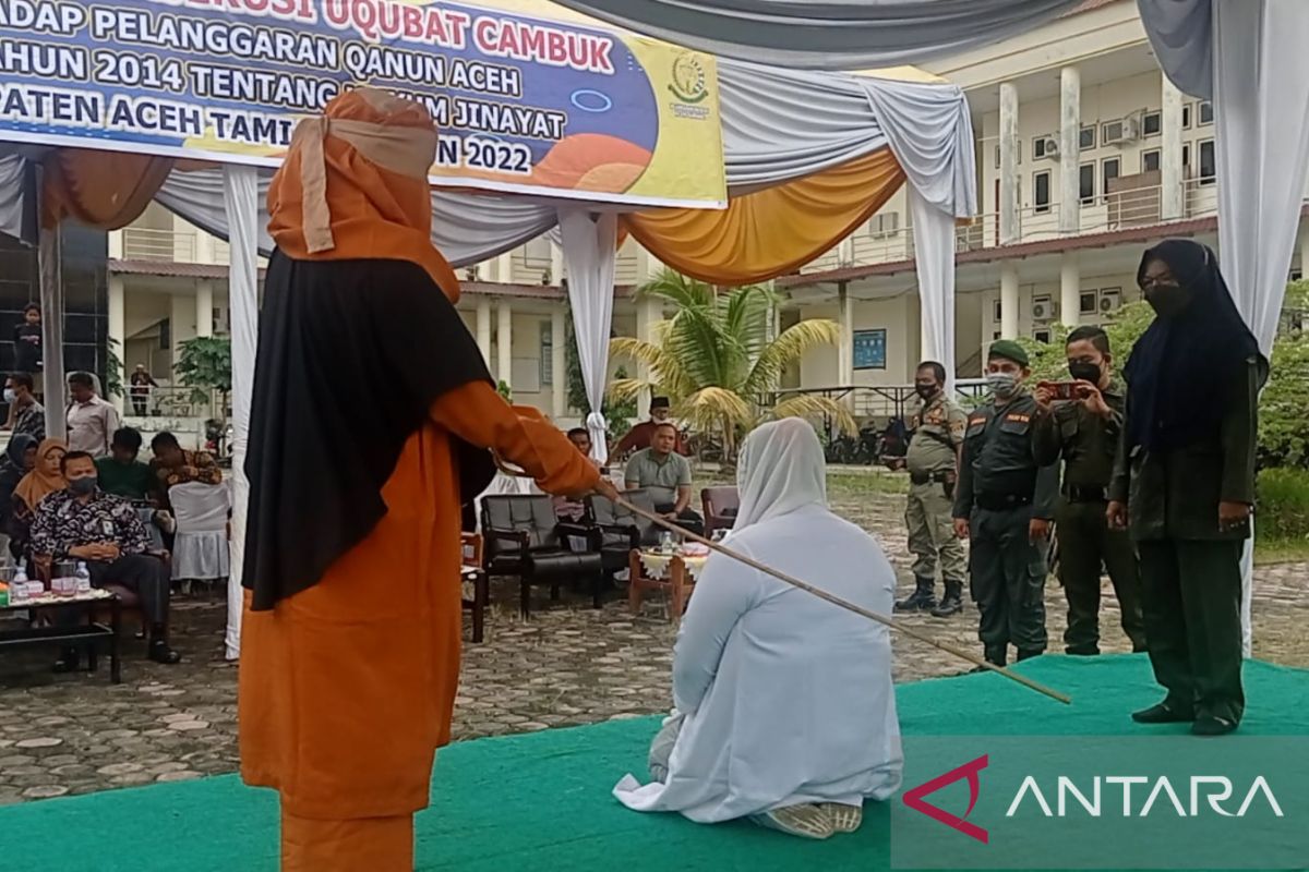 Tujuh pelanggar syariat Islam dicambuk di Aceh Tamiang