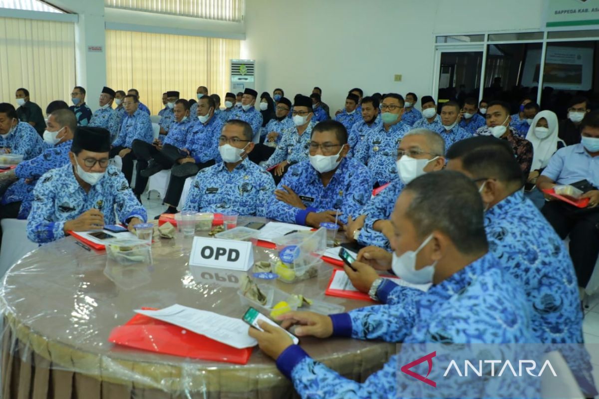 OPD dan Camat di Kabupaten Asahan diminta konsisten pada program pembangunan prioritas