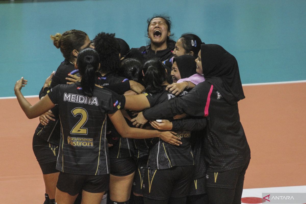 Proliga 2022: Pertamina Fastron ke posisi kedua usai bungkam Petrokimia