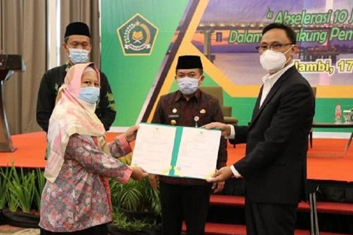 Kementerian Agama RI bantu sertifikasi halal 120 UMKM di Jambi