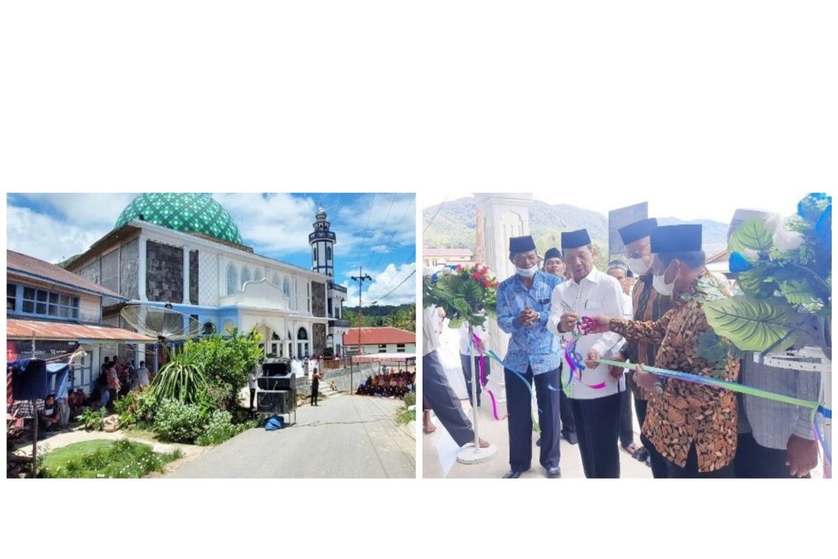 Masjid Raya Baiturrahmi Sipagimbar diresmikan, Syahrul Pasaribu: Mari kita makmurkan