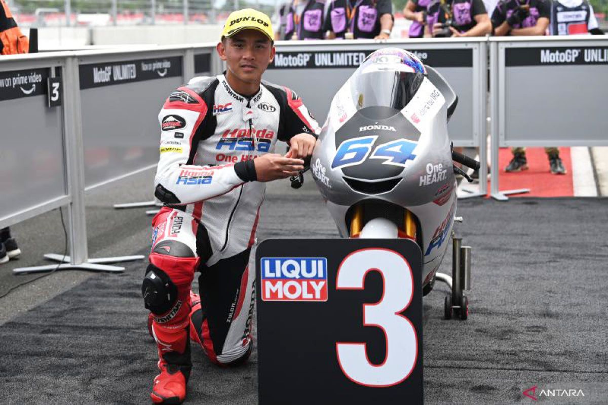 Pebalap Mario Aji alihkan fokus ke San Marino usai finis ke-24 di Moto3 Austria