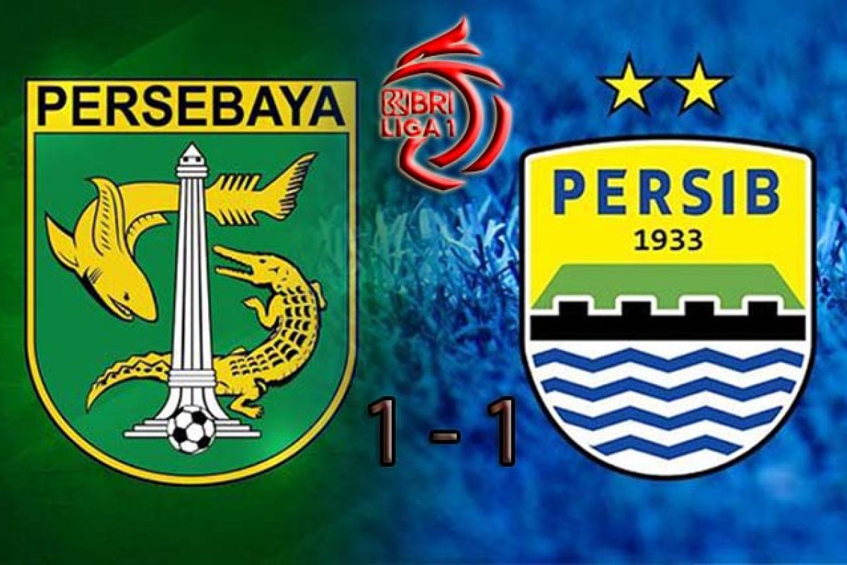 Ricky Kambuaya antar Persebaya tahan imbang Persib 1-1