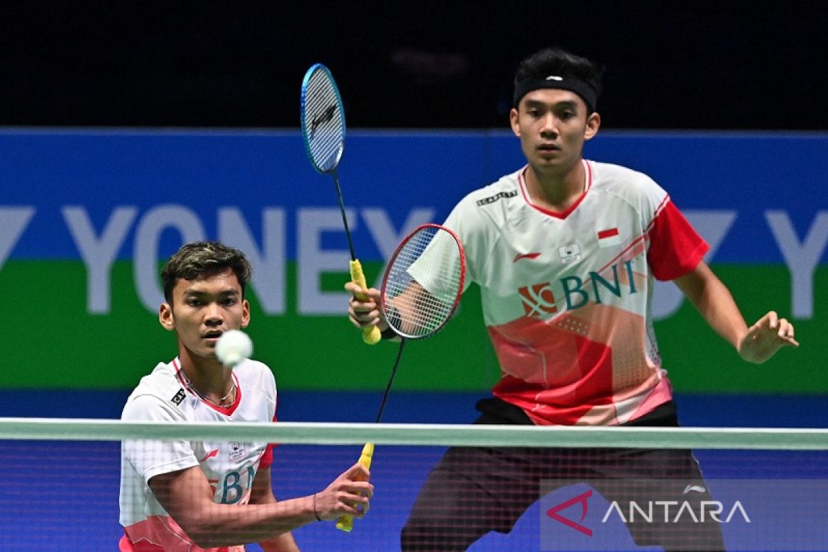 Presiden Joko Widodo turut rayakan gelar juara All England Bagas/Fikri