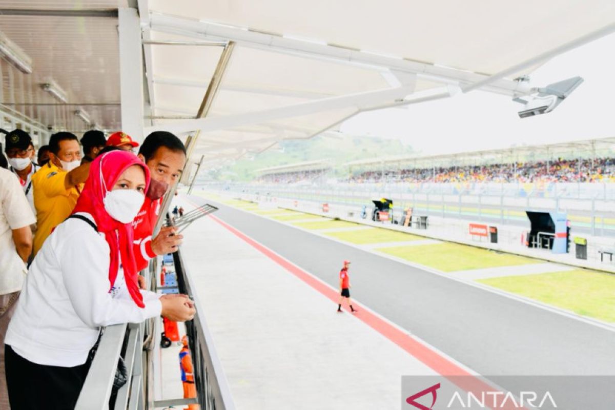 MotoGP: Presiden Jokowi tiba di Sirkuit Mandalika