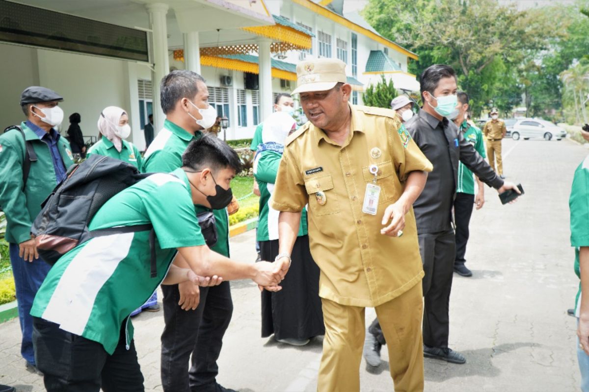 Syah Afandin lepas 191 mahasiswa USU untuk KKN di tiga kecamatan Langkat