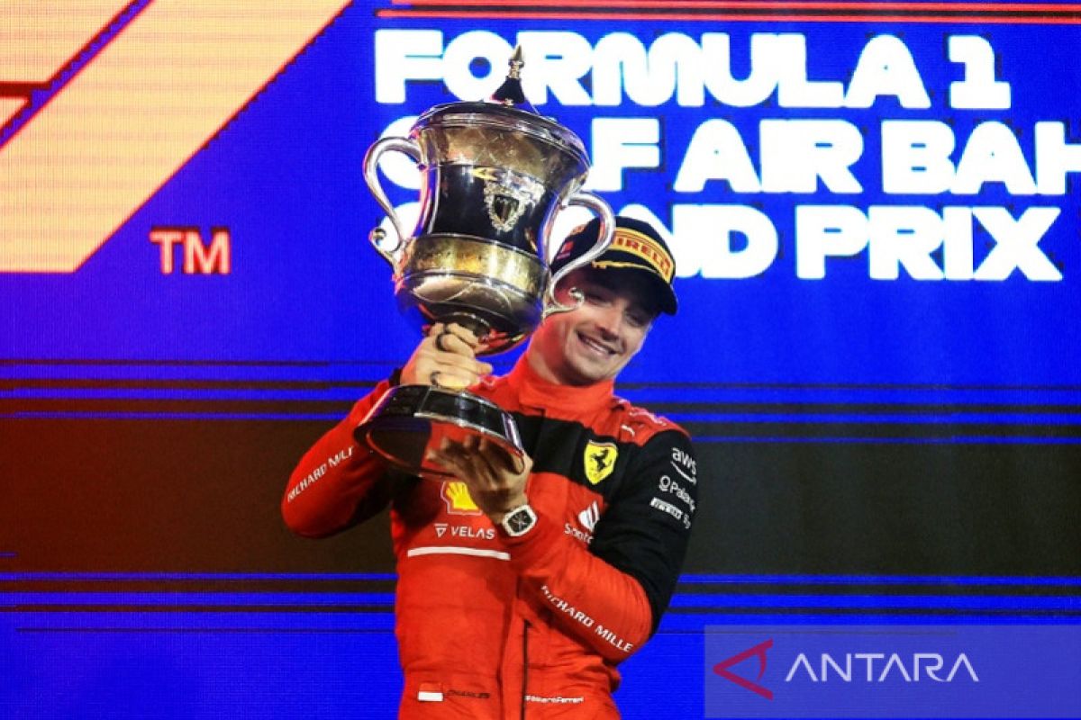 Leclerc juarai balapan pembuka musim F1 2022 GP Bahrain