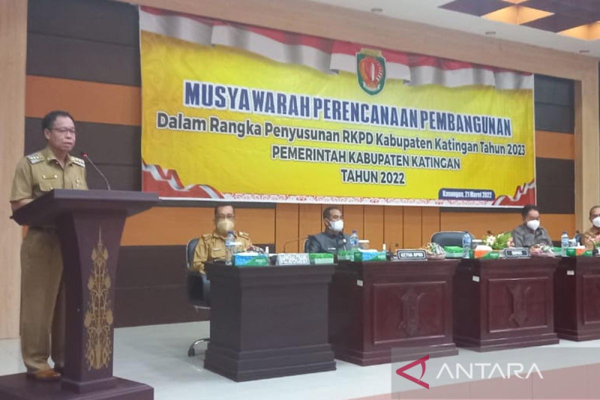 Bupati Katingan: Musrenbang dan RKPD jangan sekedar rutinitas