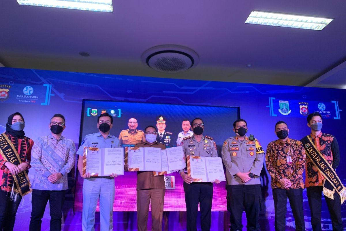 Digitalisasi Roadtax resmi dilaunching pada pelayanan Samsat di daerah hukum Polda Banten