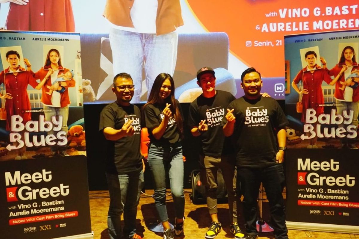 Telkomsel gelar Meet & Greet nobar Baby Blues bersama pelanggan di Medan