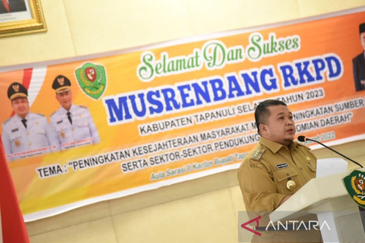 Bupati buka Musrembang RKPD Tapsel 2023