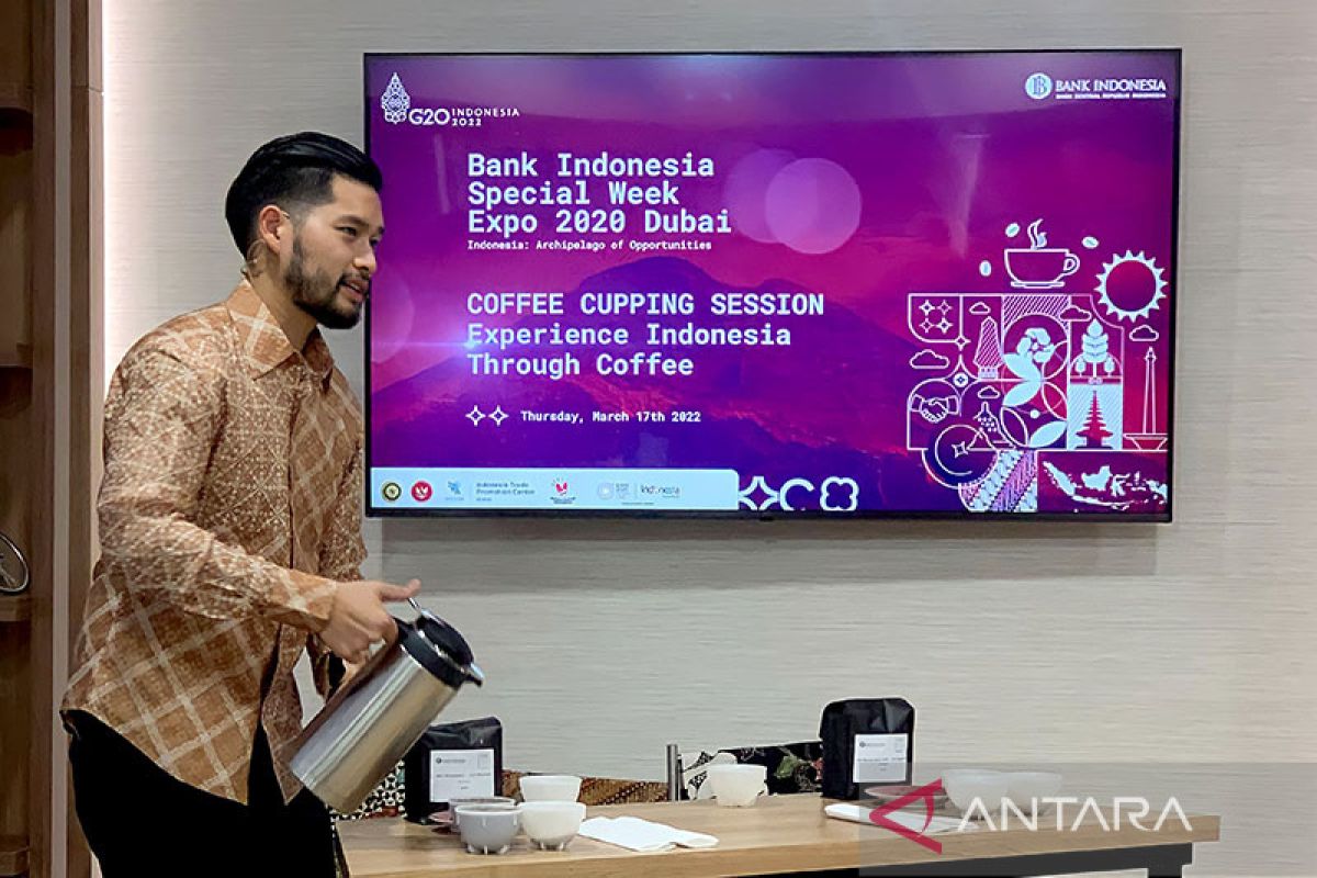 Mikael Jasin & BI perkenalkan biji kopi Indonesia di World Expo Dubai