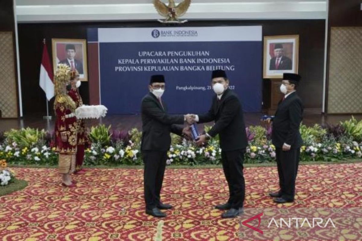Kepala Kantor Perwakilan Bank Indonesia Babel Resmi Dikukuhkan