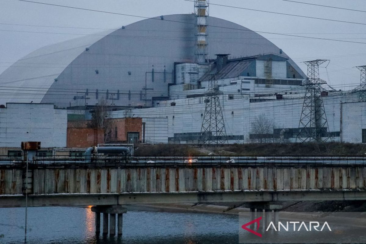 Ukraina tak bisa pantau tingkat radiasi nuklir Chernobyl