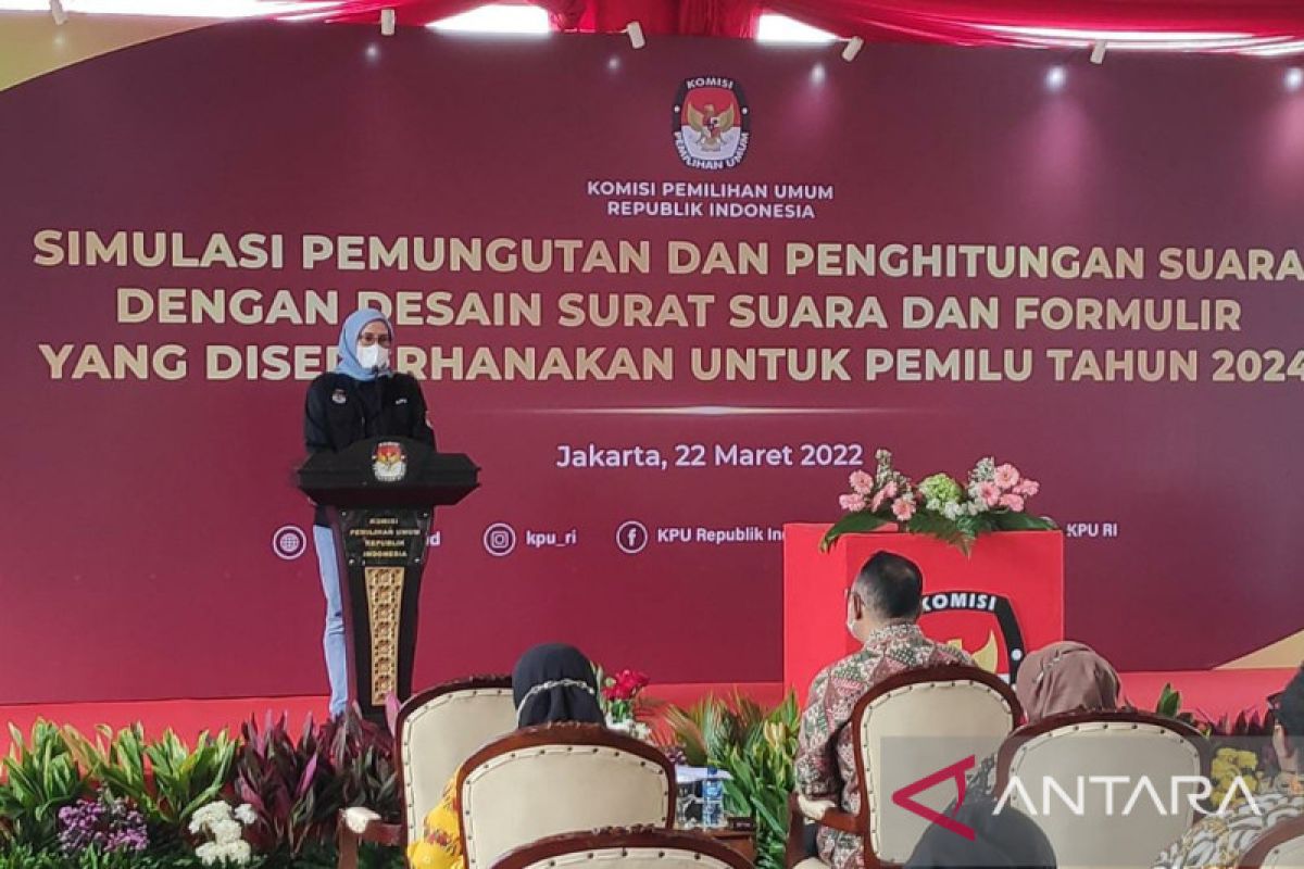 KPU sebut penyederhanaan surat suara agar Pemilu 2024 murah dan mudah