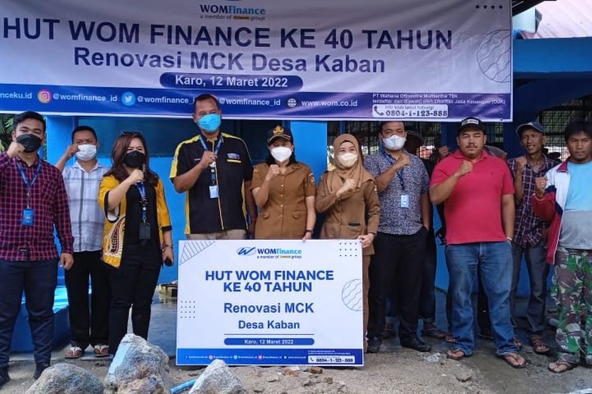 WOM Finance tenovasi MCK jelang HUT ke-40