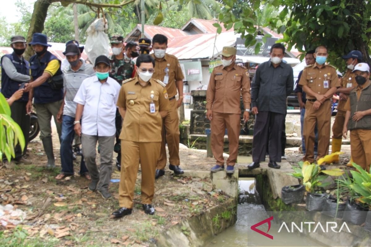 Jaringan Irigasi tersier desa Cukan Lipai siap difungsikan