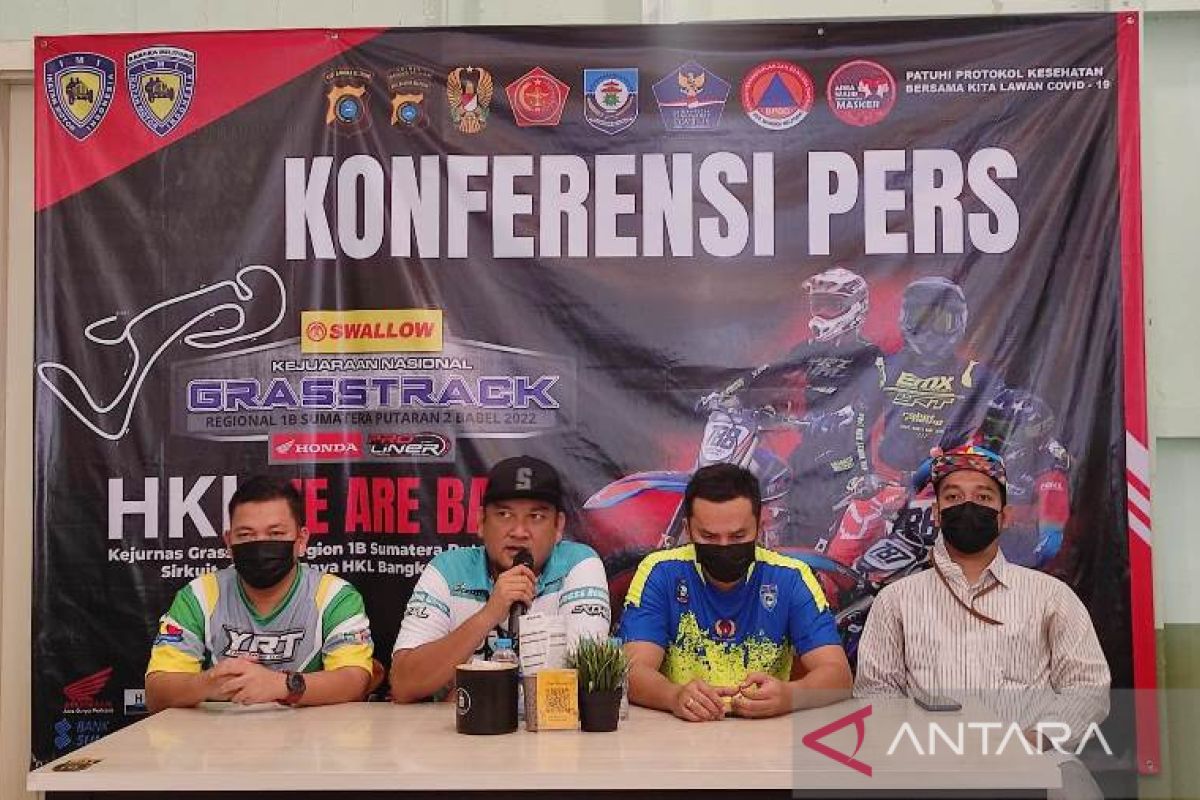 Kejurnas Grasstrack di Bangka Selatan, sajikan sirkuit unik di tengah perkebunan sawit