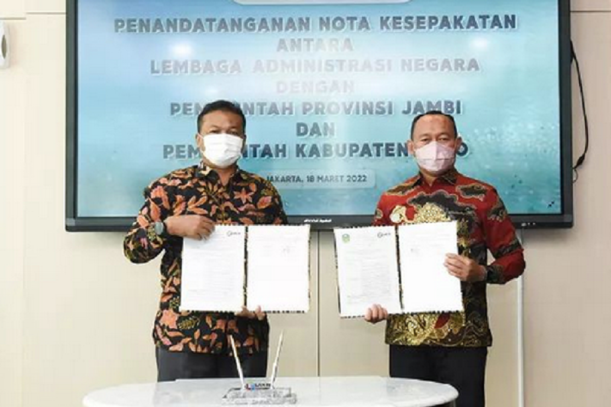 Bupati Sukandar teken nota kesepakatan dengan LAN RI