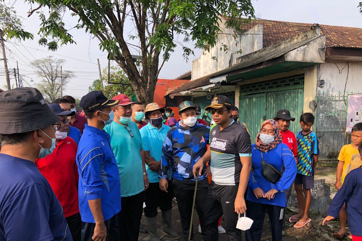 Normalisasi saluran di area rawan banjir Kabupaten Sidoarjo dimulai awal April