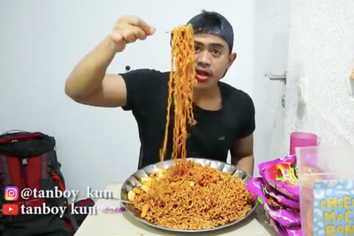 "Mukbang" tapi tetap langsing, ini rahasia Tanboy Kun