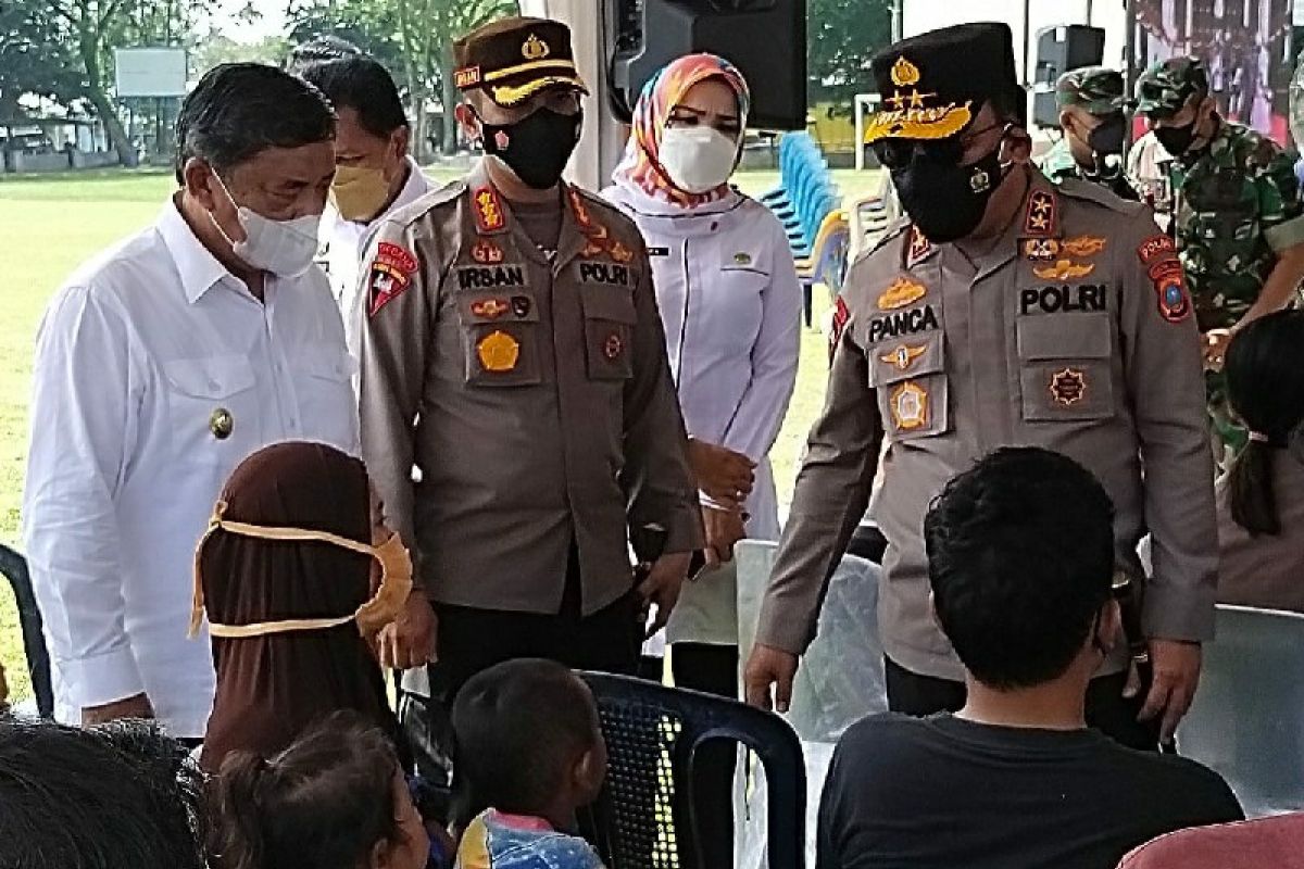 Tinjau vaksinasi Polresta Deliserdang, Kapolda Sumut sebut pelaksanaan sudah baik