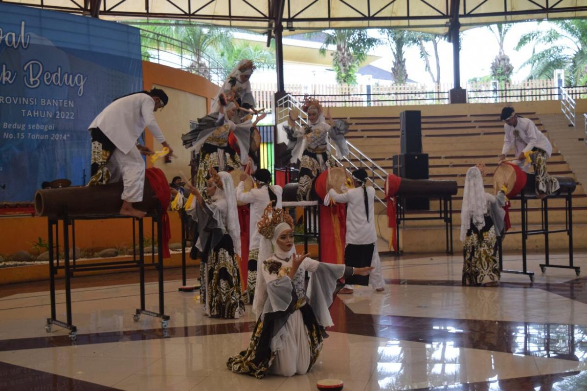 Disdikbud Provinsi  Banten lestarikan warisan budaya tak benda 'Rampak Beduk'