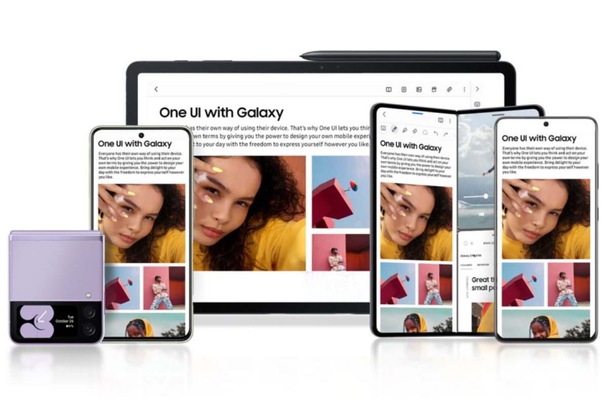 Sistem operasi One UI 4.1 kini hadir di rangkaian Samsung Galaxy